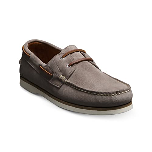 Allen Edmonds Herren Force 10 Boat Shoe Bootsschuh, Zinngraues Wildleder, 44.5 EU von Allen Edmonds