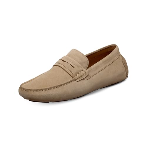 Allen Edmonds Herren Lewis Fahrer-Slipper, Knochenfarben, 43.5 EU von Allen Edmonds