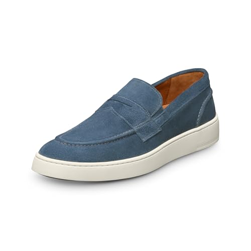 Allen Edmonds Randolph 2.0 Herren-Sneaker, Denim-Wildleder, 11.5 X-Wide von Allen Edmonds