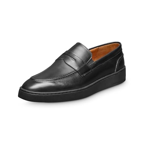 Allen Edmonds Randolph 2.0 Herren-Sneaker, Schwarz Leder, 9 X-Wide von Allen Edmonds
