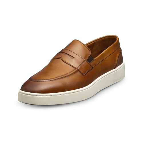 Allen Edmonds Randolph 2.0 Herren-Sneaker, Walnussleder, 11.5 X-Wide von Allen Edmonds