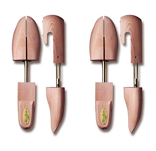 Woodlore Shoe Trees for Men 2-Pack Men's Combination Aromatic Red Cedar Shoe Trees (for Two Pairs of Shoes) Made in The USA von Allen Edmonds