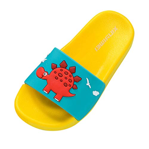 Allence Badelatschen Kinder Hausschuhe Badeschlappen Mädchen Badeschuhe Kinder rutschfeste Pantoletten Dinosaurier Slipper Strand Sandale von Allence