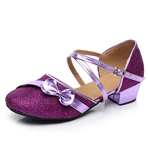 Allence Latin Schuhe Babys, Prinzessin Sandalen für Mädchen, Kleinkind-Tanzen-Ballsaal-Tango-einzelne Schuhe, Kinder Wanderschuhe von Allence