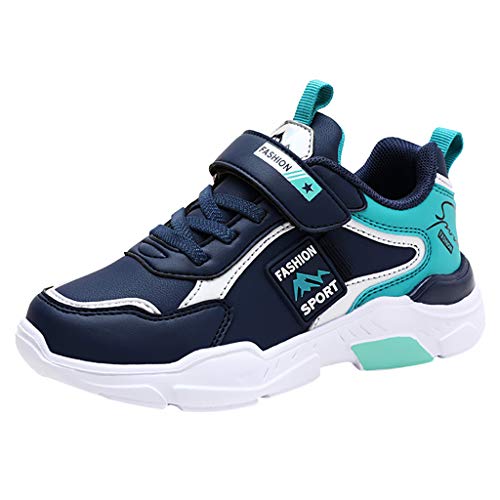 Allence Laufschuhe Kinder Turnschuhe für Mädchen Jungen Sportschuhe Kinderschuhe Outdoor Sneakers Klettverschluss Atmungsaktiv Unisex von Allence