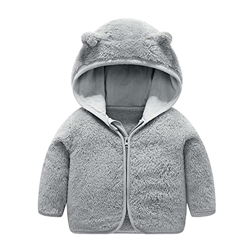 Neugeborenes Baby Mädchen Fleecejacke Herbst PlüSchjacke Winter Fleece Jacke Mit Kapuze Reißverschluss Kapuzenmantel Umhangjacke Dicke Warme Kleidung Oberbekleidung Wollfleece Wintermäntel von Allence