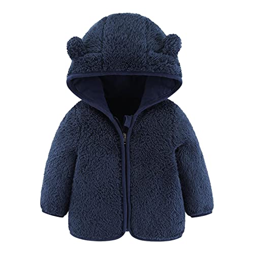 Neugeborenes Baby Mädchen Fleecejacke Herbst PlüSchjacke Winter Fleece Jacke Mit Kapuze Reißverschluss Kapuzenmantel Umhangjacke Dicke Warme Kleidung Oberbekleidung Wollfleece Wintermäntel von Allence