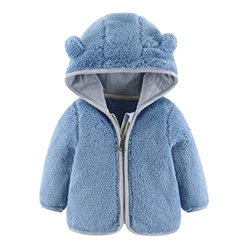 Neugeborenes Baby Mädchen Fleecejacke Herbst PlüSchjacke Winter Fleece Jacke Mit Kapuze Reißverschluss Kapuzenmantel Umhangjacke Dicke Warme Kleidung Oberbekleidung Wollfleece Wintermäntel von Allence