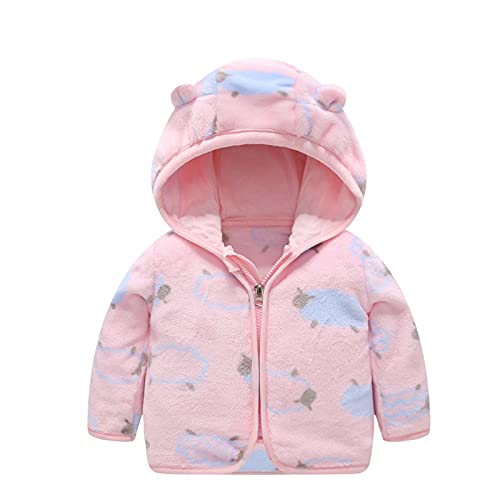 Neugeborenes Baby Mädchen Fleecejacke Herbst PlüSchjacke Winter Fleece Jacke Mit Kapuze Reißverschluss Kapuzenmantel Umhangjacke Dicke Warme Kleidung Oberbekleidung Wollfleece Wintermäntel von Allence