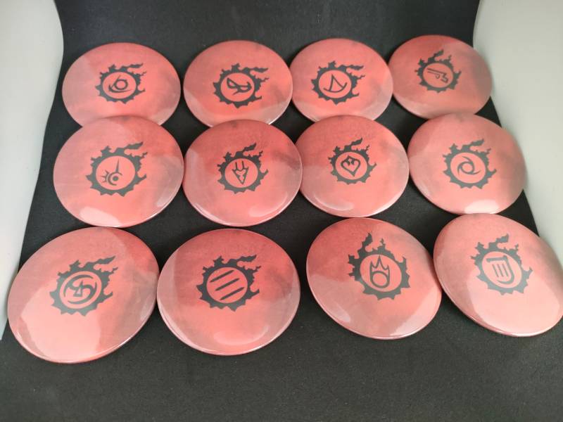 Final Fantasy Xiv Buttons Groß von AllensLife