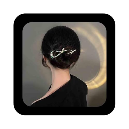 Allereya Punk Halloween Schlange Haarspangen Schlange Banane Haar Gold Schlange Haarspange Clip Französischer Stil Twist Haarspange Schlange Haarspange Haarnadel Dekorativen Haarschmuck Für Frauen von Allereya