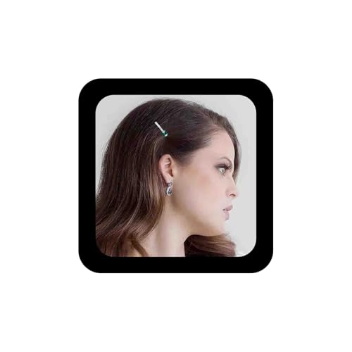 Allereya Strass Hochzeit Haarnadeln Haarspange Kristall Haarspange Clip CZ Bling Braut Kopfschmuck Dekorative Kopfspange Kopfbedeckung Braut Haarschmuck für Frauen und Mädchen (Blau) von Allereya