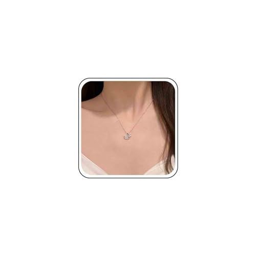 Allereya Vintage Kristall Blatt Choker Halskette Strass Ginkgo Blatt Anhänger Halskette Ginkgo Blatt Clavicle Halskette Cz Kubische Ginkgo Blätter Halskette Schmuck Für Frauen Und Mädchen von Allereya