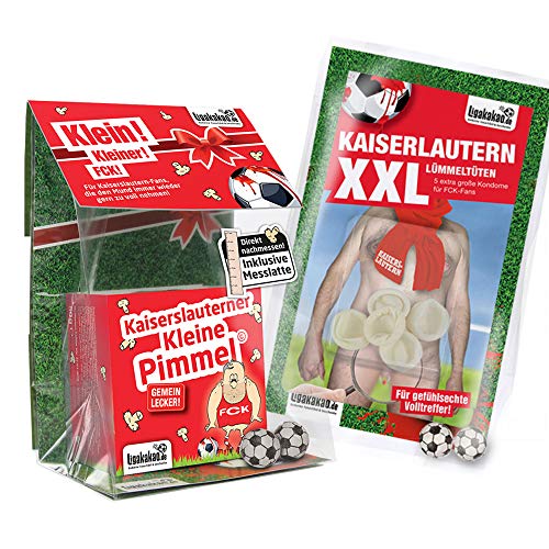 Ligakakao Kaiserslautern Boxershorts ist jetzt KLEINE PIMMEL Set 1: KLEINE Schadenfreude by rot-weiß männer Shorts Unterhosen von Ligakakao