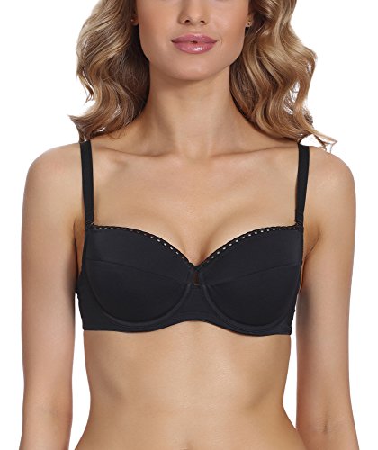 Alles Eleganter Damen Bügel BH Elena II (Schwarz, 65 G) von Alles