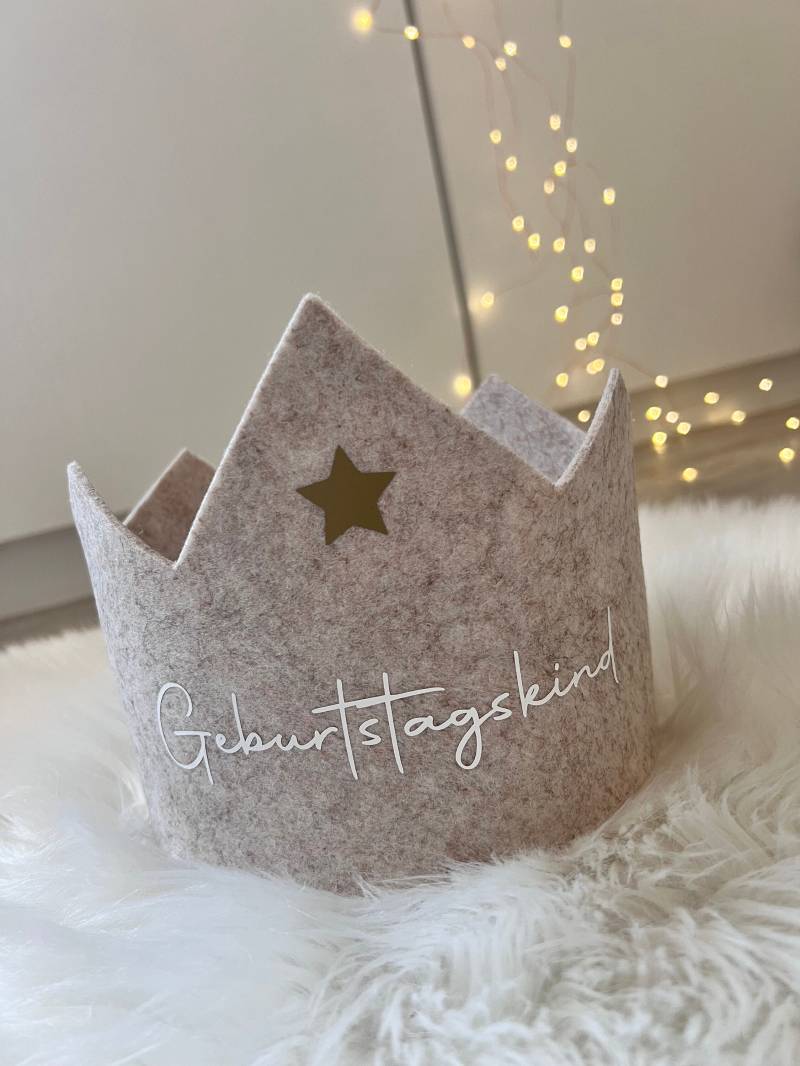 Geburtstagskrone Krone Geburtstag Kids Kind Birthday King Of One Day Geburtstagskind von AllesausliebeByInka