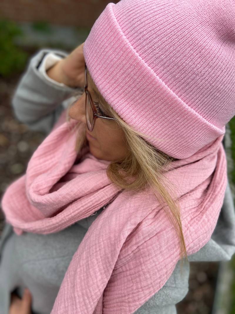 Mütze Mützen Trend Cool Fashion Lässig Kopfbedeckung Musselin von AllesausliebeByInka