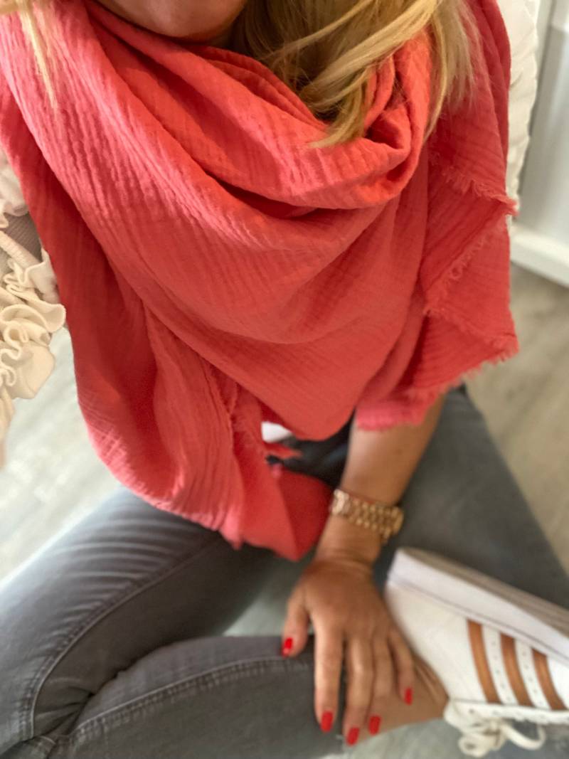 Musselintuch Damen Halstuch Dreieckstuch Xxl Tuch Tücher Schal von AllesausliebeByInka