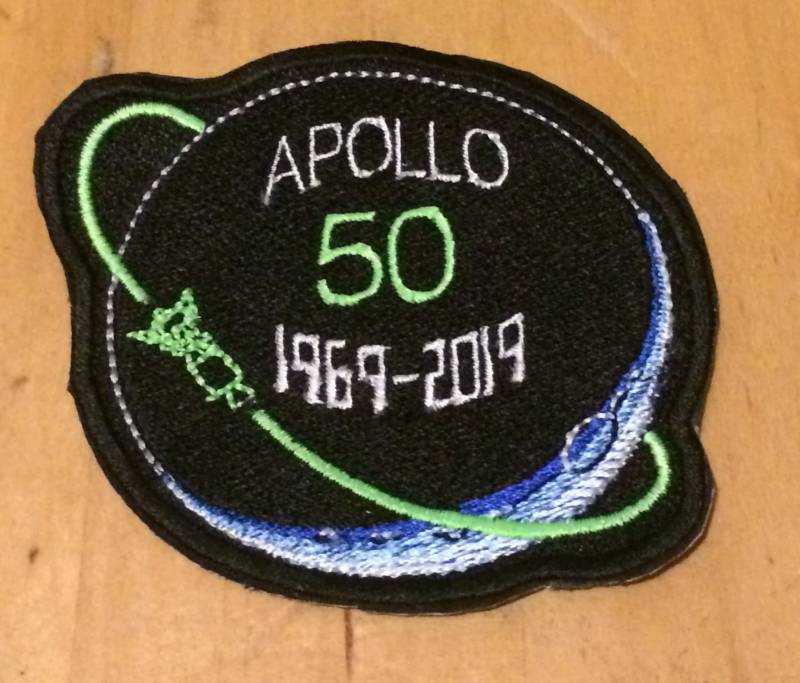 Apollo 50Th Jubiläum Gestickter Aufnäher Originaldesign Mit Uv Details von AlleyKatGB