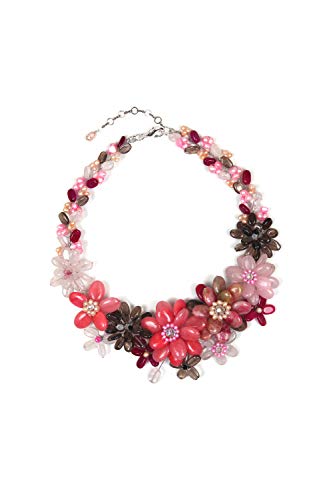 Allgäu Rebell Dirndl Kette Nancy mit Glasblüten von Allgäu Rebell