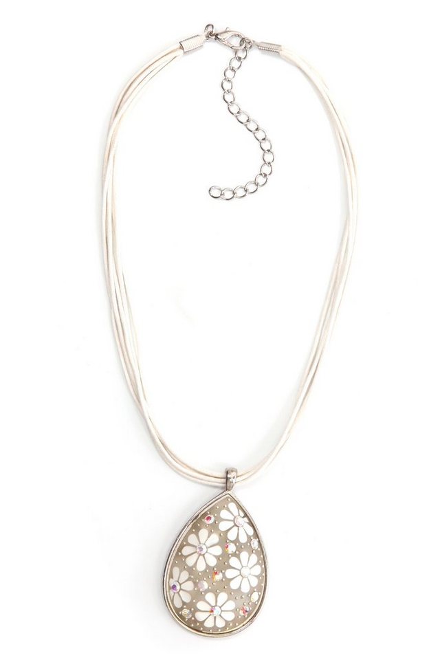 Allgäu Rebell Kette mit Anhänger Henrike, mit schimmernden Glassteinen von Allgäu Rebell