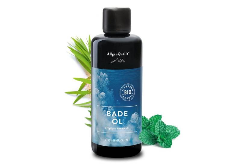Allgäuquelle Badezusatz Bio Badeöl Allgäuer Atemwohl Badezusatz, mit Minze, Zeder und Cajeput Allgäuquelle Badezusatz Bio Badeöl Allgäuer Atemwohl Badezusatz, mit Minze, Zeder und Cajeput von Allgäuquelle