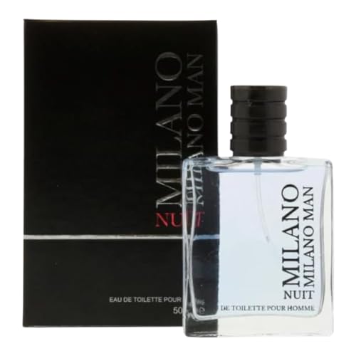 MILANO MAN NUIT Eau De Toilette Pour Homme 50ML Aftershave für Männer von Allglazz