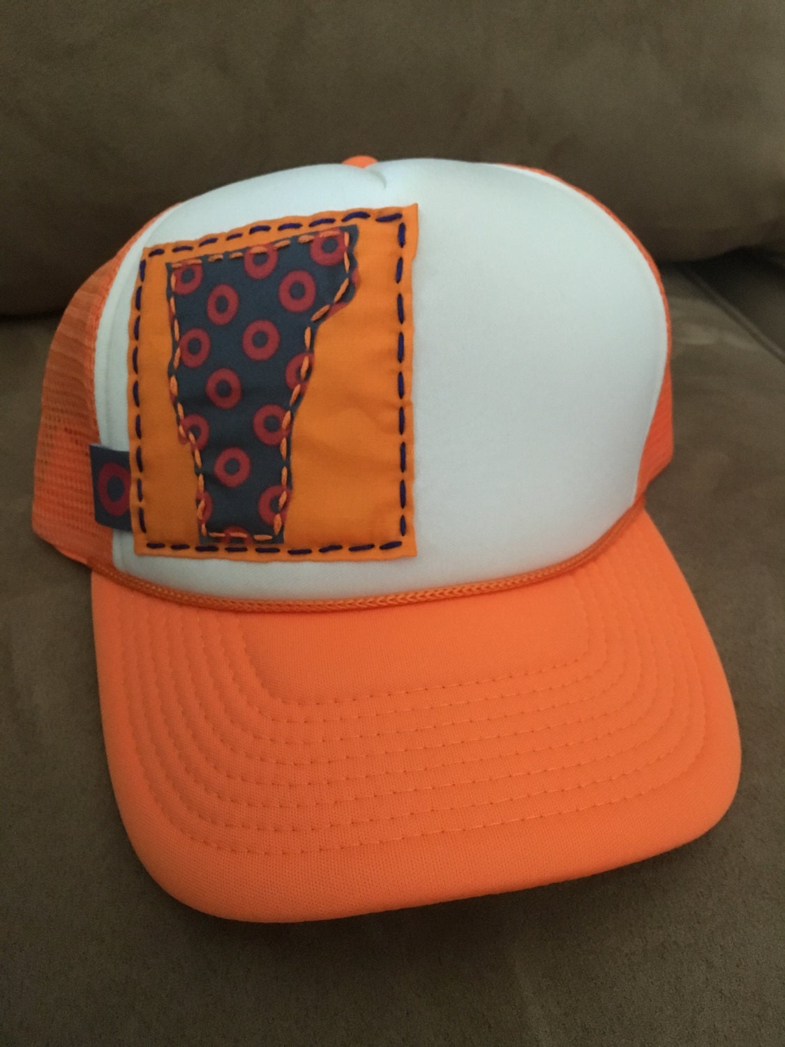 Trucker Hat, Phish Hat Custom, Frauen, Herren, Patch, Geschenk, State Accessoire von AllieCapsCo