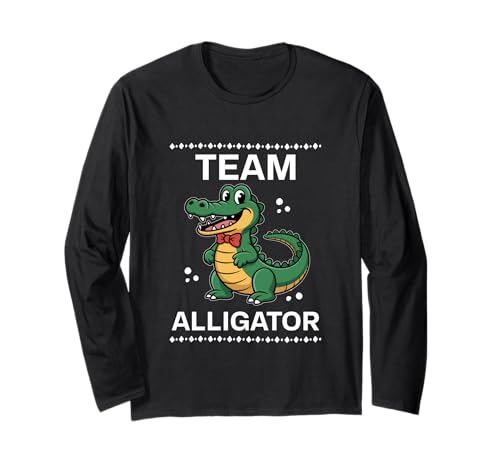 Alligator-Design für Damen, Herren, Kinder, Erwachsene, Alligator Langarmshirt von Alligator NCB