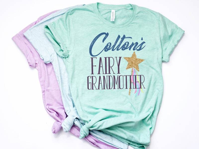 Fee Großmutter, Großmutter Shirt, Geschenk, T-Shirt, Bella Canvas Unisex - Artikel 7198 von AllinThePrint