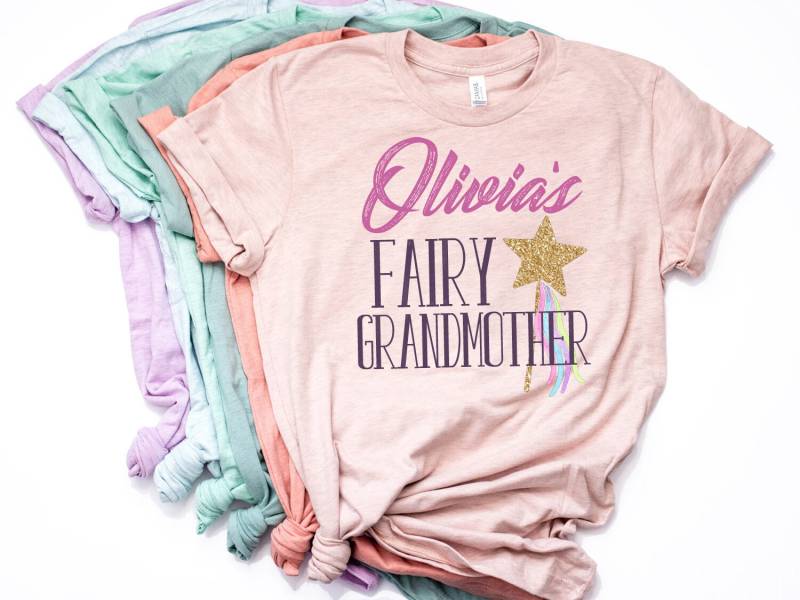 Fee Großmutter Shirt, Geschenk, Großmutter, T-Shirt, Bella Canvas Unisex - Artikel 7198 von AllinThePrint