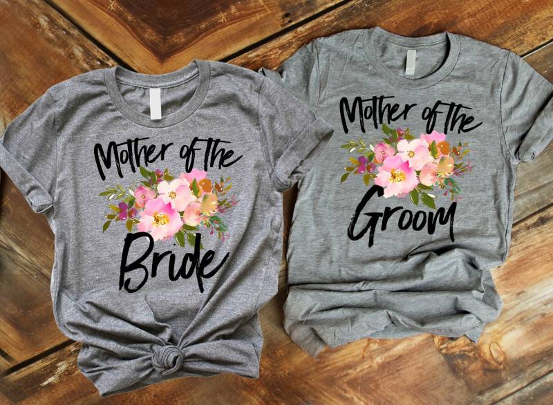 Mutter Der Braut, Braut Shirt, Des Bräutigams, Bräutigams Zukünftige Schwiegermutter Geschenk - Artikel 6126 &6129 von AllinThePrint