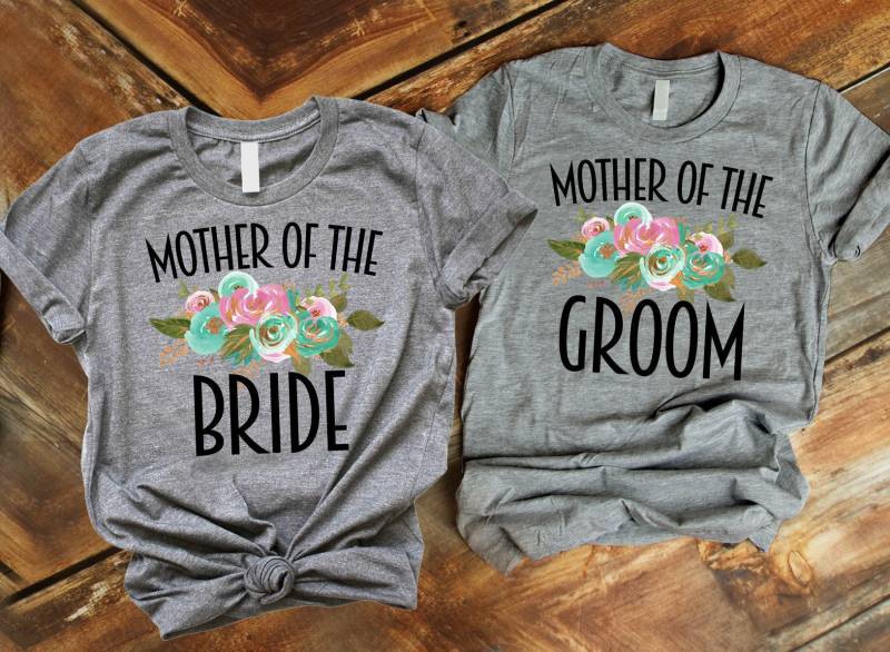 Mutter Des Bräutigams, Der Braut, Bräutigams Shirt, Braut Geschenk - Artikel 6127 &6130 von AllinThePrint