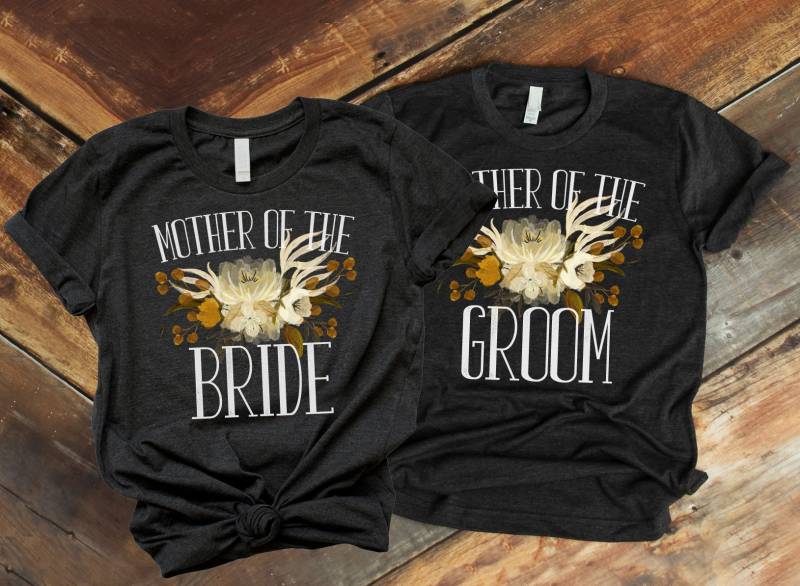 Mutter Des Bräutigams, Der Braut, Schwiegermutter Hemden, Mog, Braut Shirt, Bräutigams Shirt - Artikel 6128 &6131 von AllinThePrint