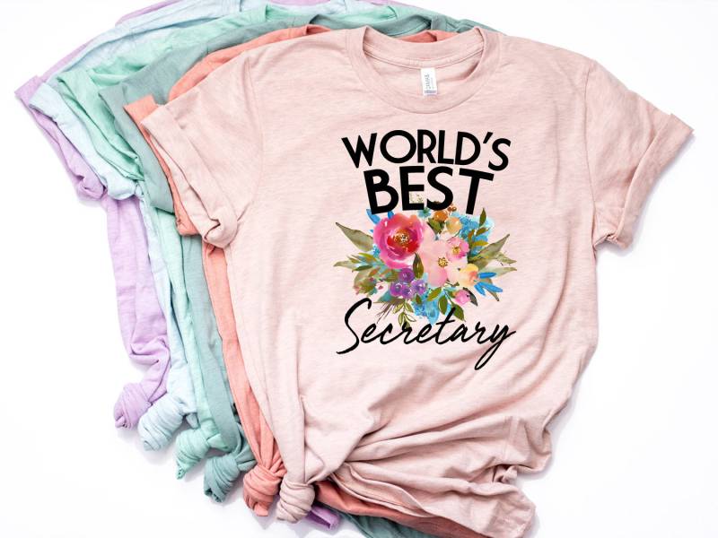 Secretary, Secretary Shirt, Geschenk, Tshirt, T Es Day, World Best - Item 7055 Secretary, Secretary Shirt, Geschenk, Tshirt, T Es Day, World Best - Item 7055 von AllinThePrint