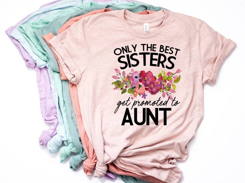 Tante Geschenk, Neue Tante, Shirt, T-Shirt, Tshirt, Geschenkidee, Nur Die Besten Schwestern Werden Zur Befördert -Artikel 6087 Tante Geschenk, Neue Tante, Shirt, T-Shirt, Tshirt, Geschenkidee, Nur Die Besten Schwestern Werden Zur Befördert -Artikel 6087 von AllinThePrint