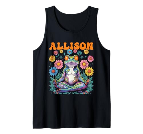 Allison Skurriles Frosch-Design für Mädchen, Name Allison Tank Top Allison Skurriles Frosch-Design für Mädchen, Name Allison Tank Top von Allison Designs for Girls Name Allison