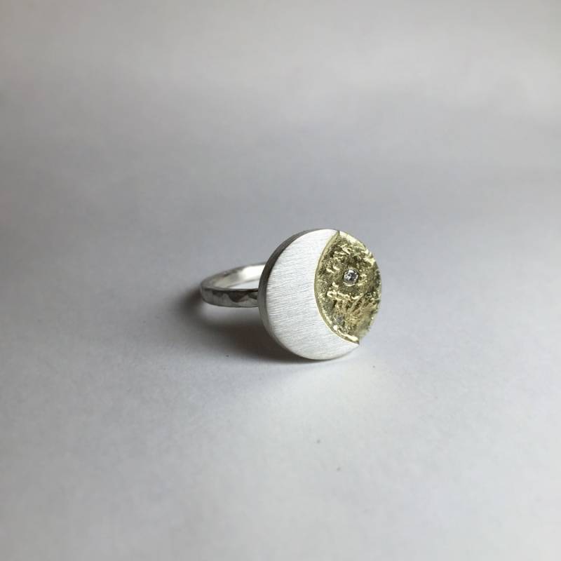 Sonne & Mond Ring von AllisonHallJewelry