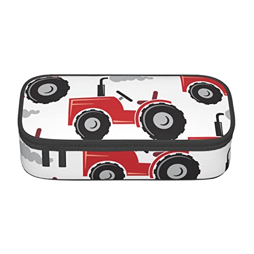 Federmäppchen mit Kirschblüten-Motiv, großes Fassungsvermögen, Federmäppchen, Stiftehalter für Mädchen und Jungen, Teenager, Erwachsene, Damen, Herren, Cartoon Traktor, Einheitsgröße, Kosmetiktasche Federmäppchen mit Kirschblüten-Motiv, großes Fassungsvermögen, Federmäppchen, Stiftehalter für Mädchen und Jungen, Teenager, Erwachsene, Damen, Herren, Cartoon Traktor, Einheitsgröße, Kosmetiktasche von Allocs
