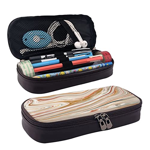 Federmäppchen mit Totenkopf- und Blumendruck, Leder, Stifteetui für Mädchen und Jungen, Teenager, Damen, Herren, Bunte Wirbel, Einheitsgröße, Kosmetiktasche Federmäppchen mit Totenkopf- und Blumendruck, Leder, Stifteetui für Mädchen und Jungen, Teenager, Damen, Herren, Bunte Wirbel, Einheitsgröße, Kosmetiktasche von Allocs