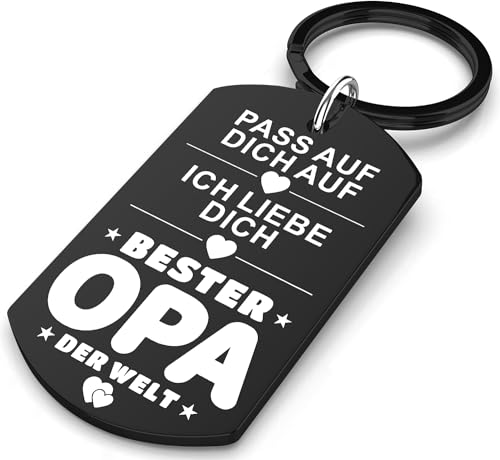 Allpeak Opa Geschenk, Geschenk für Opa - Kleine Glücksbringer Schlüsselanhänger Opa Geschenk Geburtstag, Opa Geschenk Weihnachten, Adventskalender Opa, Vatertagsgeschenk für Opa, Opa geschenk Vatertag von Allpeak