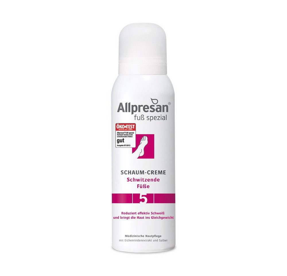 Allpresan Fußschaum Allpresan Schwitzende Füße 125 ml 2er Pack von Allpresan