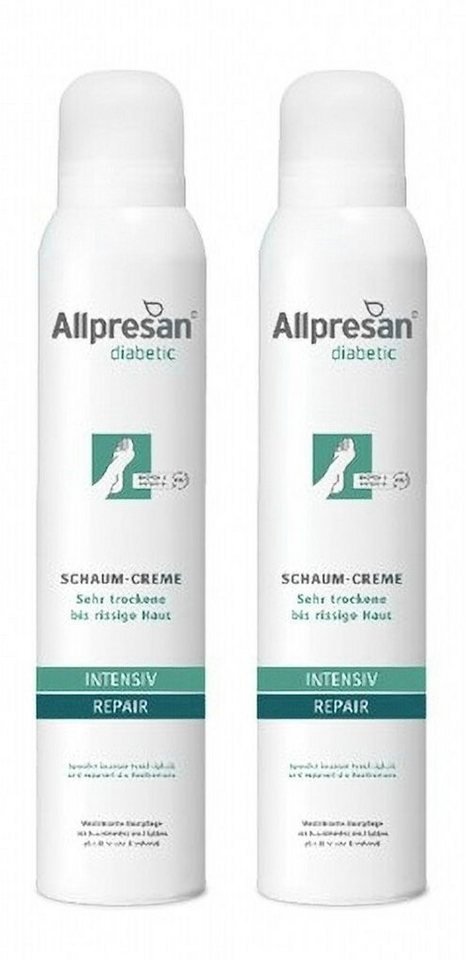 Allpresan Fußschaum Allpresan diabetic INTENSIV + REPAIR mit Urea 200 ml 2er Pack Allpresan Fußschaum Allpresan diabetic INTENSIV + REPAIR mit Urea 200 ml 2er Pack von Allpresan