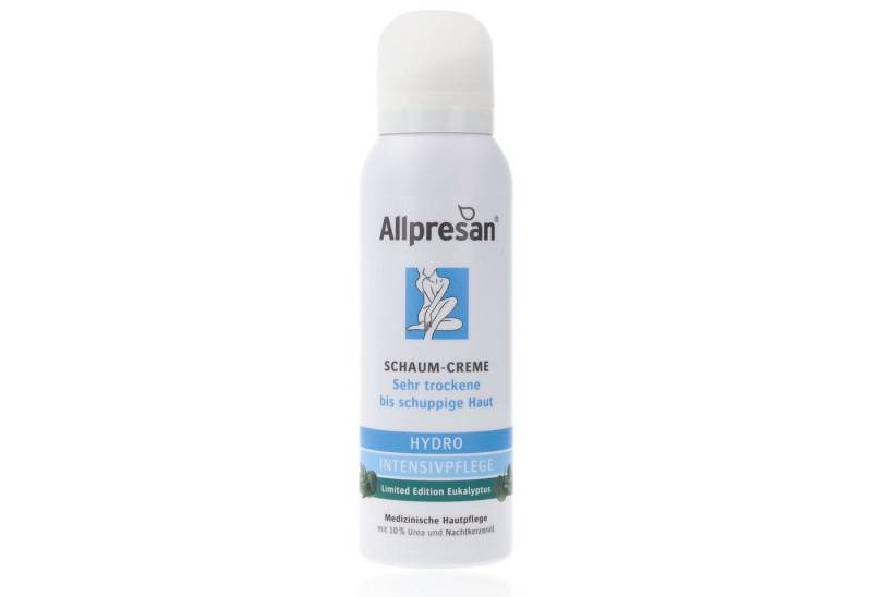 Allpresan Körperschaum Allpresan Schaum-Creme HYDRO INTENSIVPFLEGE Edt. Eukalyptus 125ml Limitierte Edition, 1-tlg., Hochwirksame Pflege bei empfindlicher, trockener Haut von Allpresan