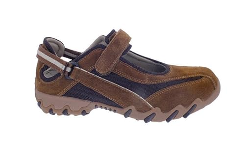 Allrounder NIRO Multi Sneaker, Klettverschluss, Chestnut/Pepe (braun), C. Suede 44 / A.Mesh 83 Braun Gr. 38 von Allrounder by Mephisto