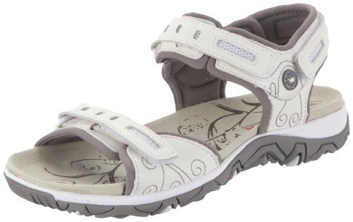 Allrounder by Mephisto Damen Lagoona Knöchelriemchen, Weiß (White/WARM Grey) von Allrounder by Mephisto