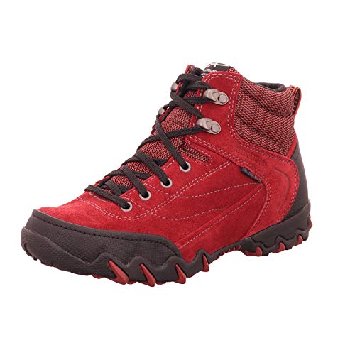 Allrounder by Mephisto Damen NIGATA-TEX Cross-Trainer, Rot (Black/Red Element Rubber 1/Coresuede 16), 37.5 EU von Allrounder by Mephisto