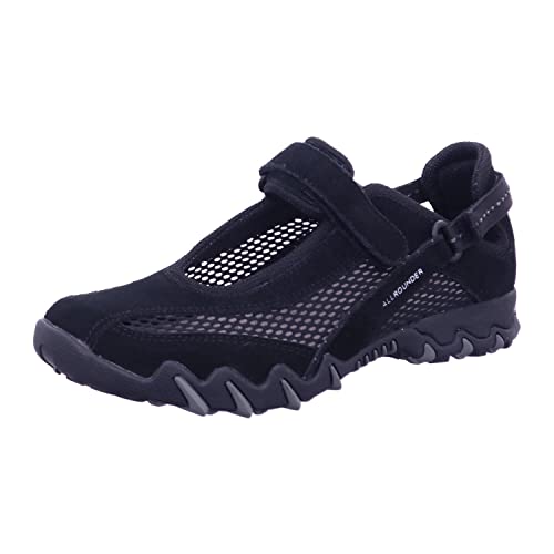 Allrounder by Mephisto NIRO Outdoor Fitnessschuhe Damen, Schwarz (Black/Black Coresuede N 84/O.Mesh 84), 40 EU von Allrounder by Mephisto