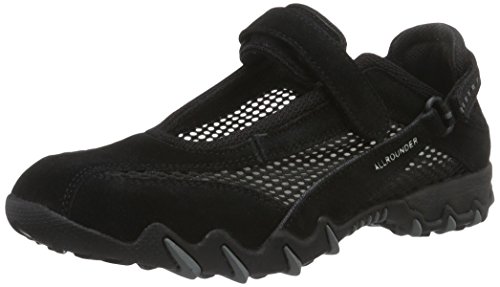 Allrounder by Mephisto NIRO Outdoor Fitnessschuhe Damen, Schwarz (Black/Black Coresuede N 84/O.Mesh 84), 36.5 EU von Allrounder by Mephisto