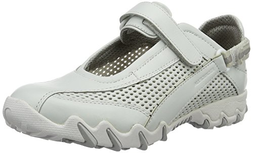 Allrounder by Mephisto Damen Nimbo Mary Jane Halbschuhe, Weiß (White/White), 41.5 von Allrounder by Mephisto